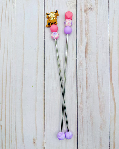 10" Crochet Sewing Sticks - Multiple Options