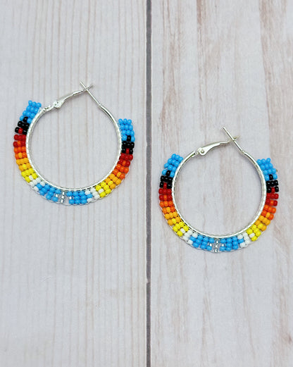 DIGITAL DOWNLOAD - Simple Hoop Earrings | Written PDF Tutorial