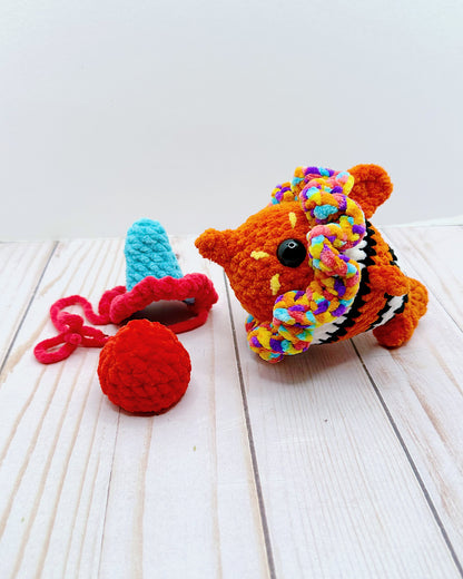Handmade Crochet Clown Fish