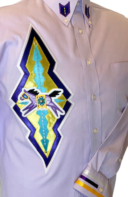Purple Horse Ribbon Shirt - XL