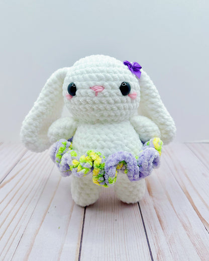 Handmade Crochet Bunny in Tutu