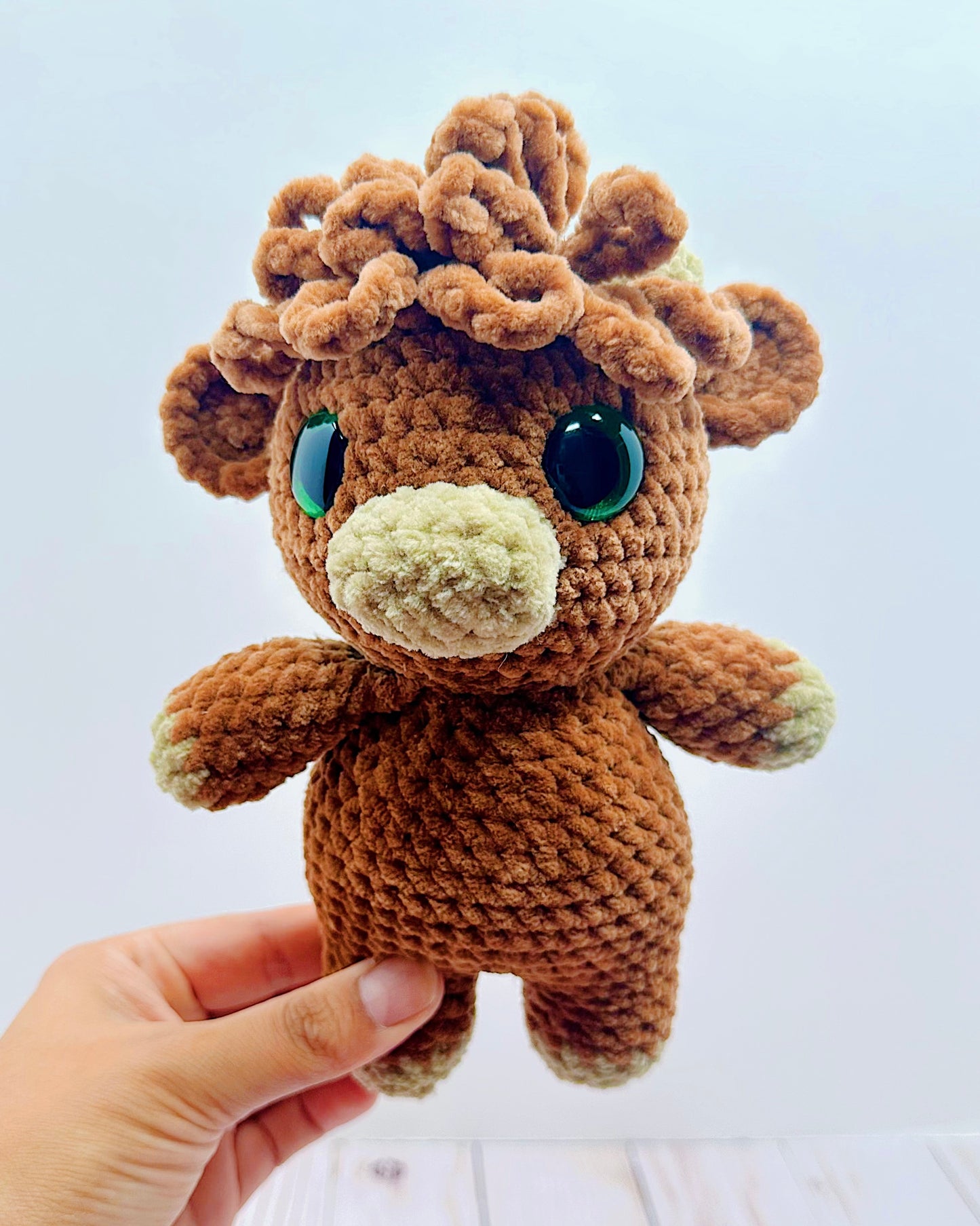 Handmade Crochet Highland Cow