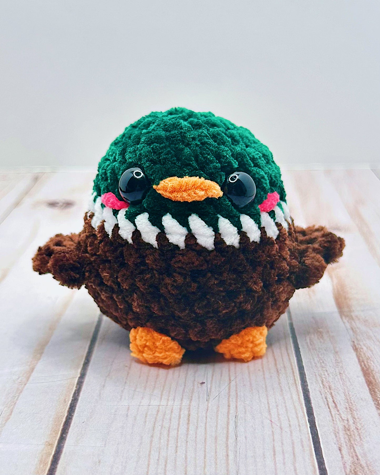 Handmade Crochet Mallard Duck