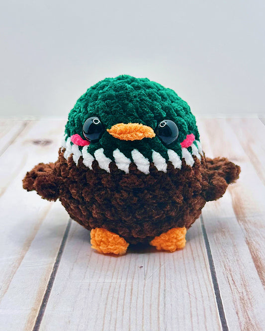 Handmade Crochet Mallard Duck