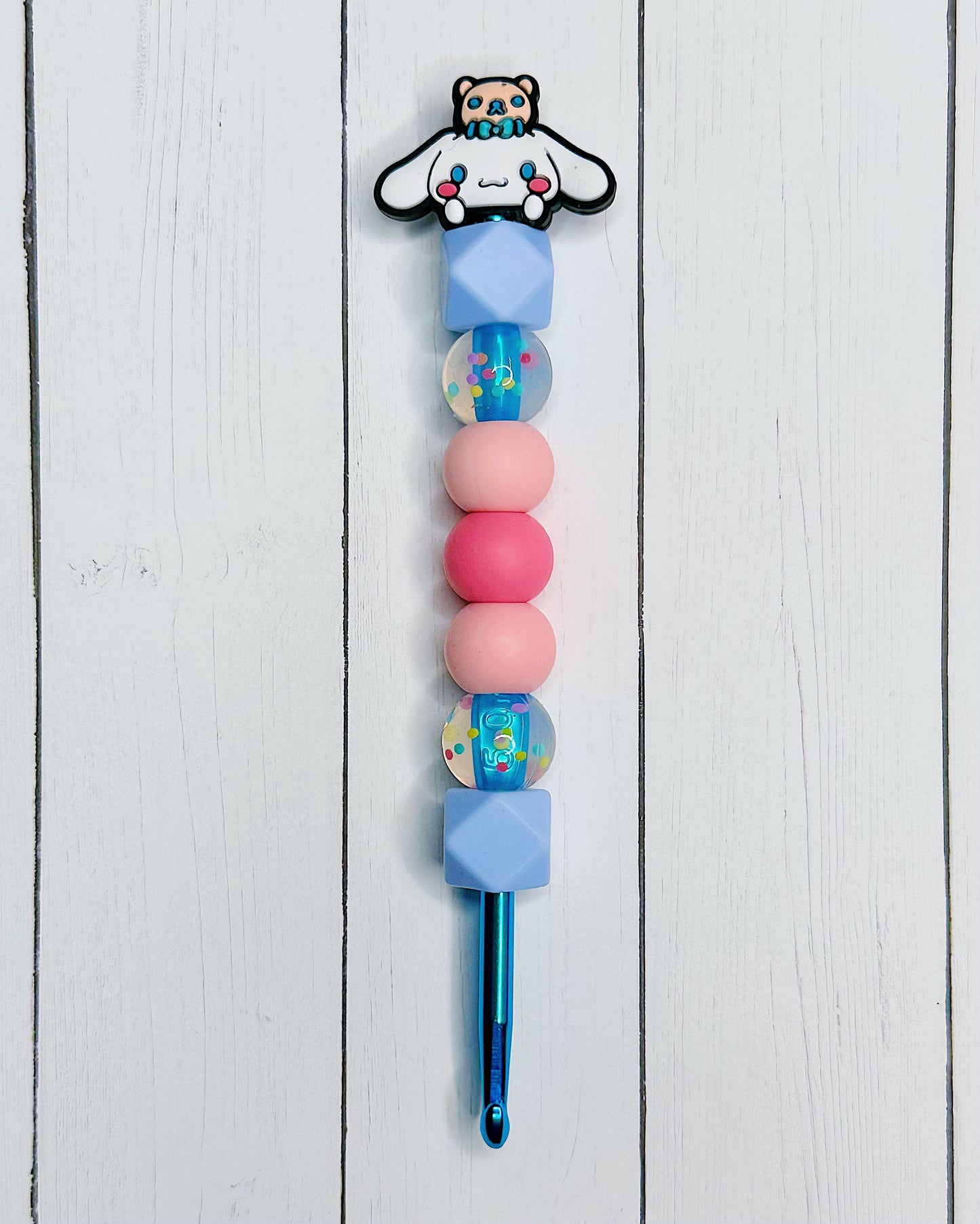 Beaded Aluminum Crochet Hook [Multiple Options]