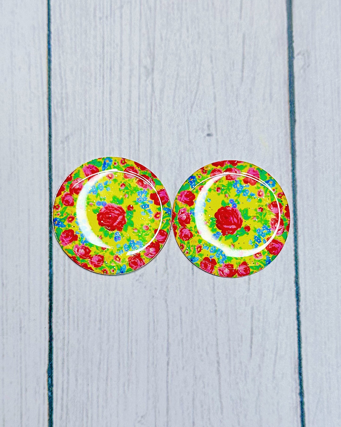 Kokum Scarf Pattern 1" Round Cabs