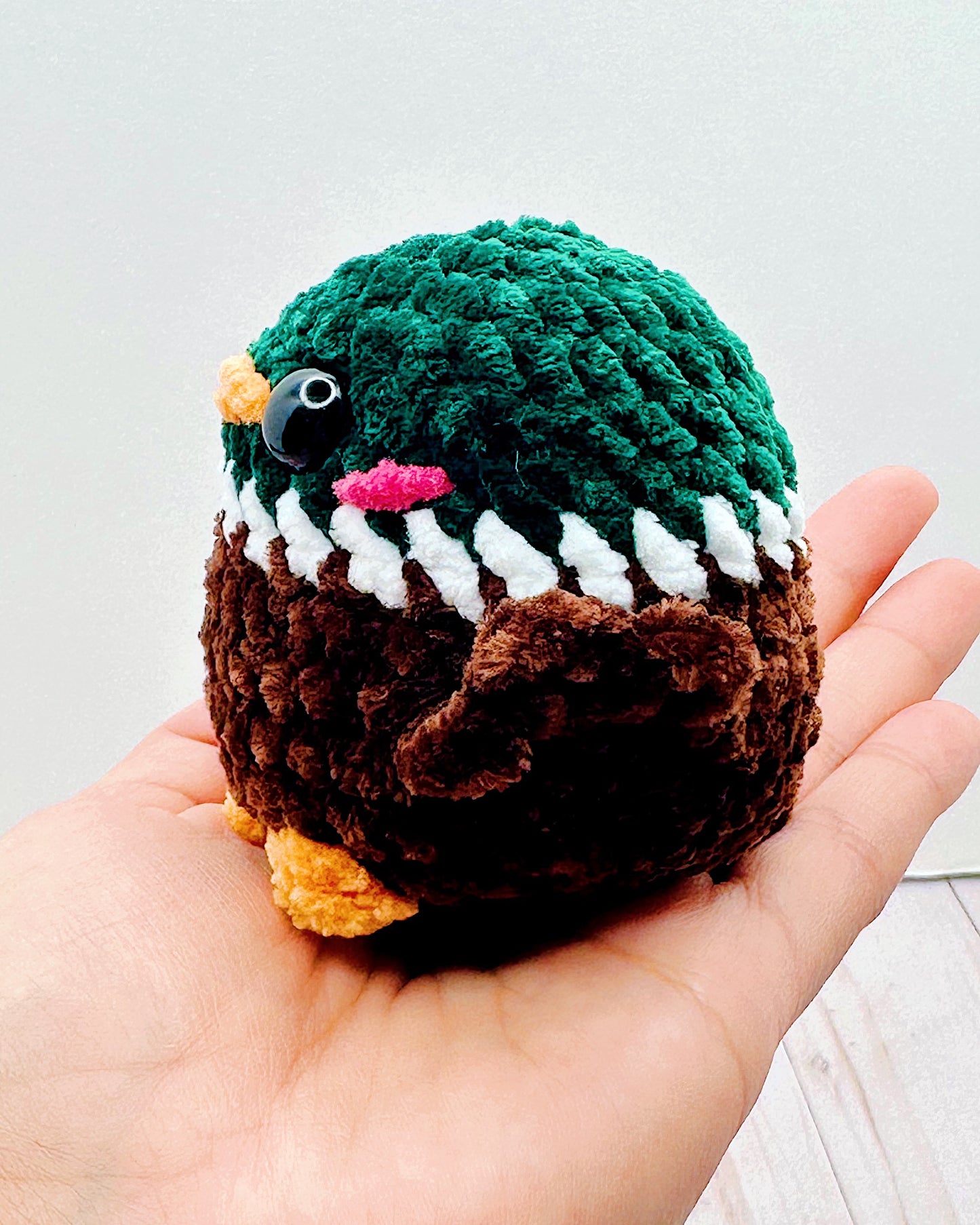 Handmade Crochet Mallard Duck