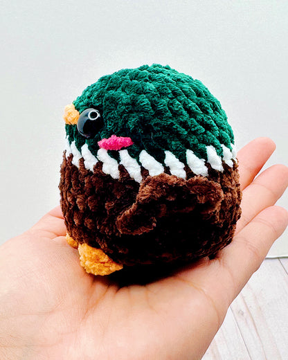 Handmade Crochet Mallard Duck