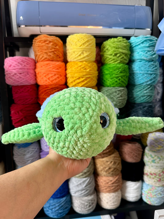 Handmade Crochet Jumbo Turtle