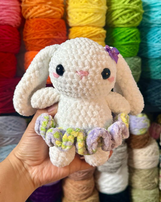 Handmade Crochet Bunny in Tutu