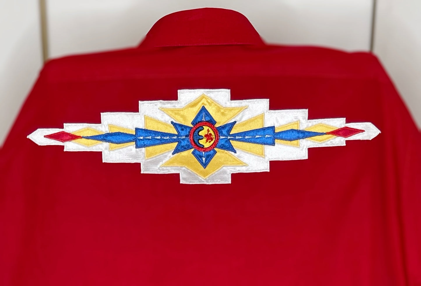 Red Comanche Ribbon Shirt