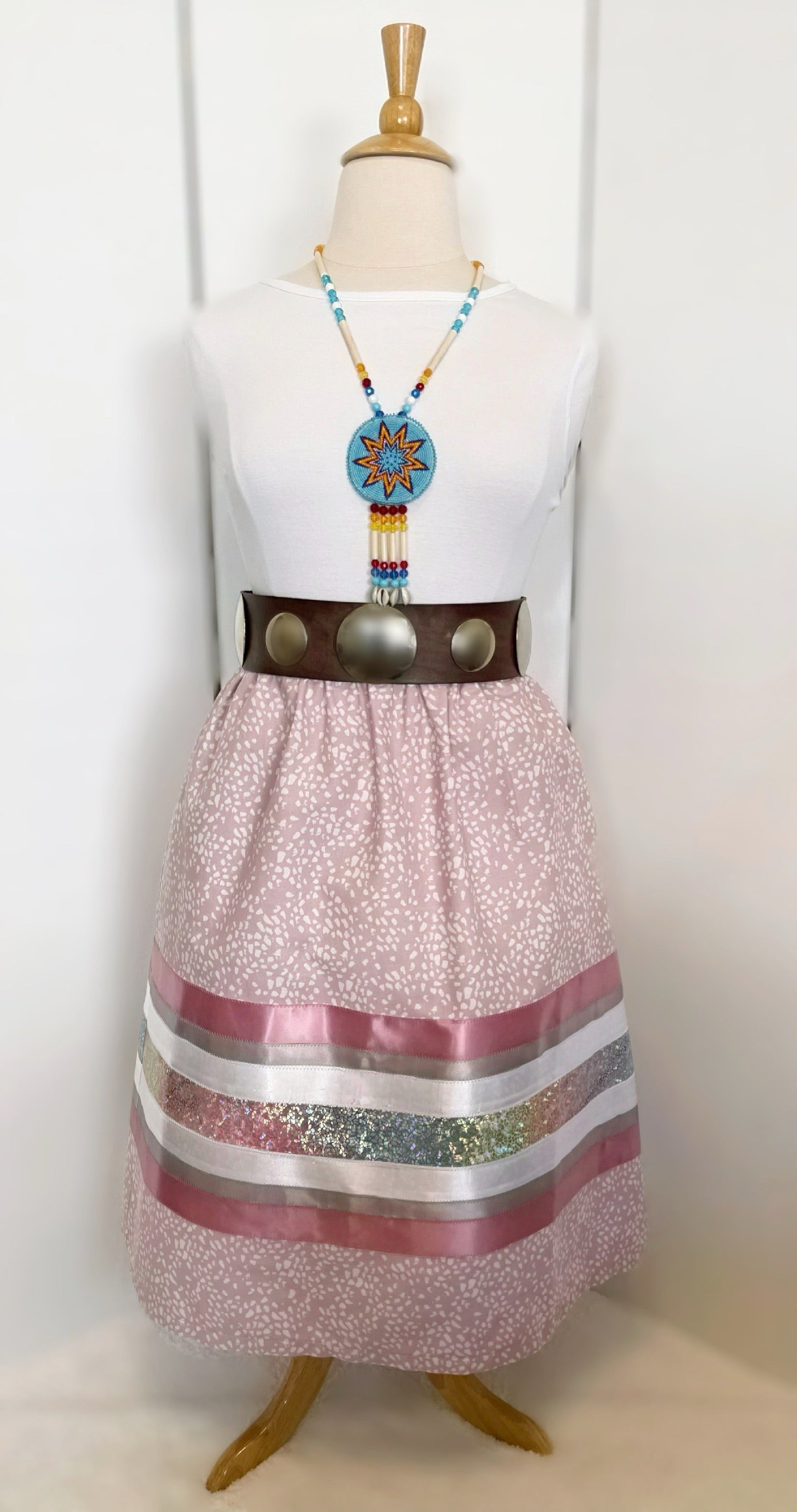 Belt for ribbon skirt best sale