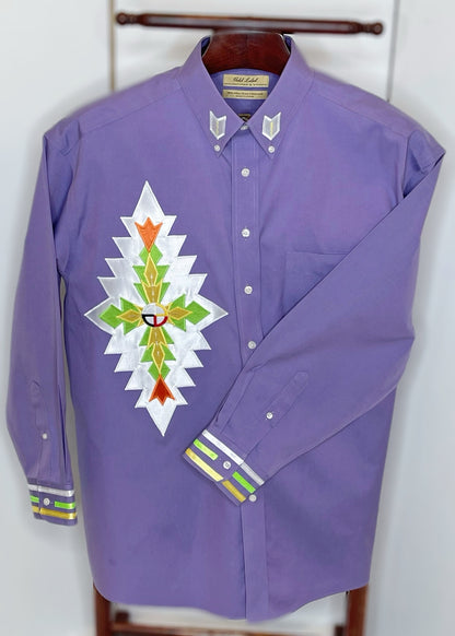 XL Medicine Wheel Ribbon Shirt