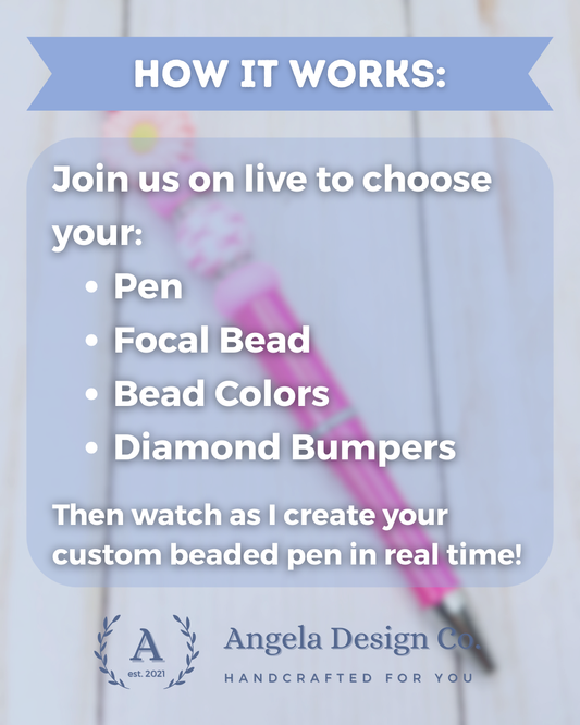 Custom Beaded Pen - LIVE Exclusive