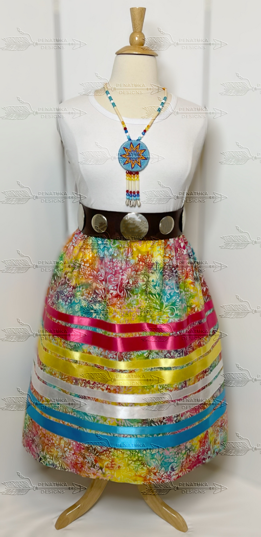 Multicolored Ribbon Skirt