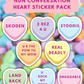 NDN Conversation Heart Sticker Pack - 8 Stickers