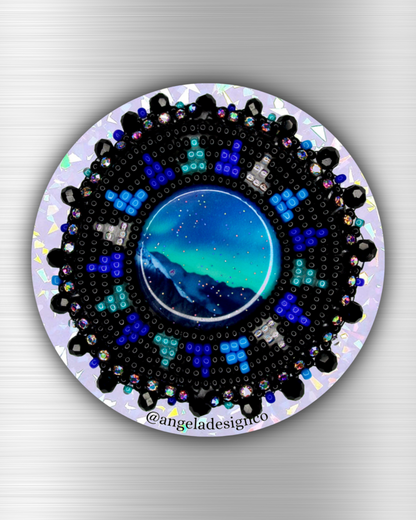 Blue Northern Lights Magnet