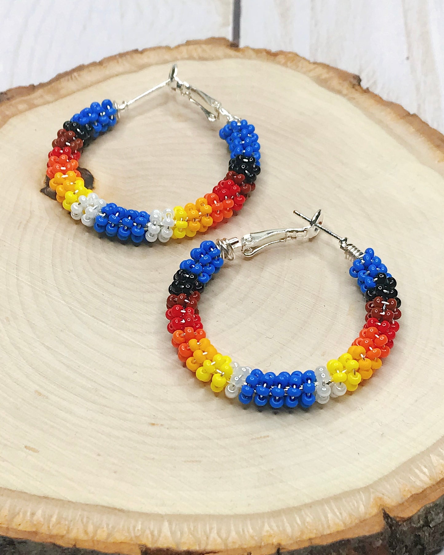 Blue Fire Color Hoops