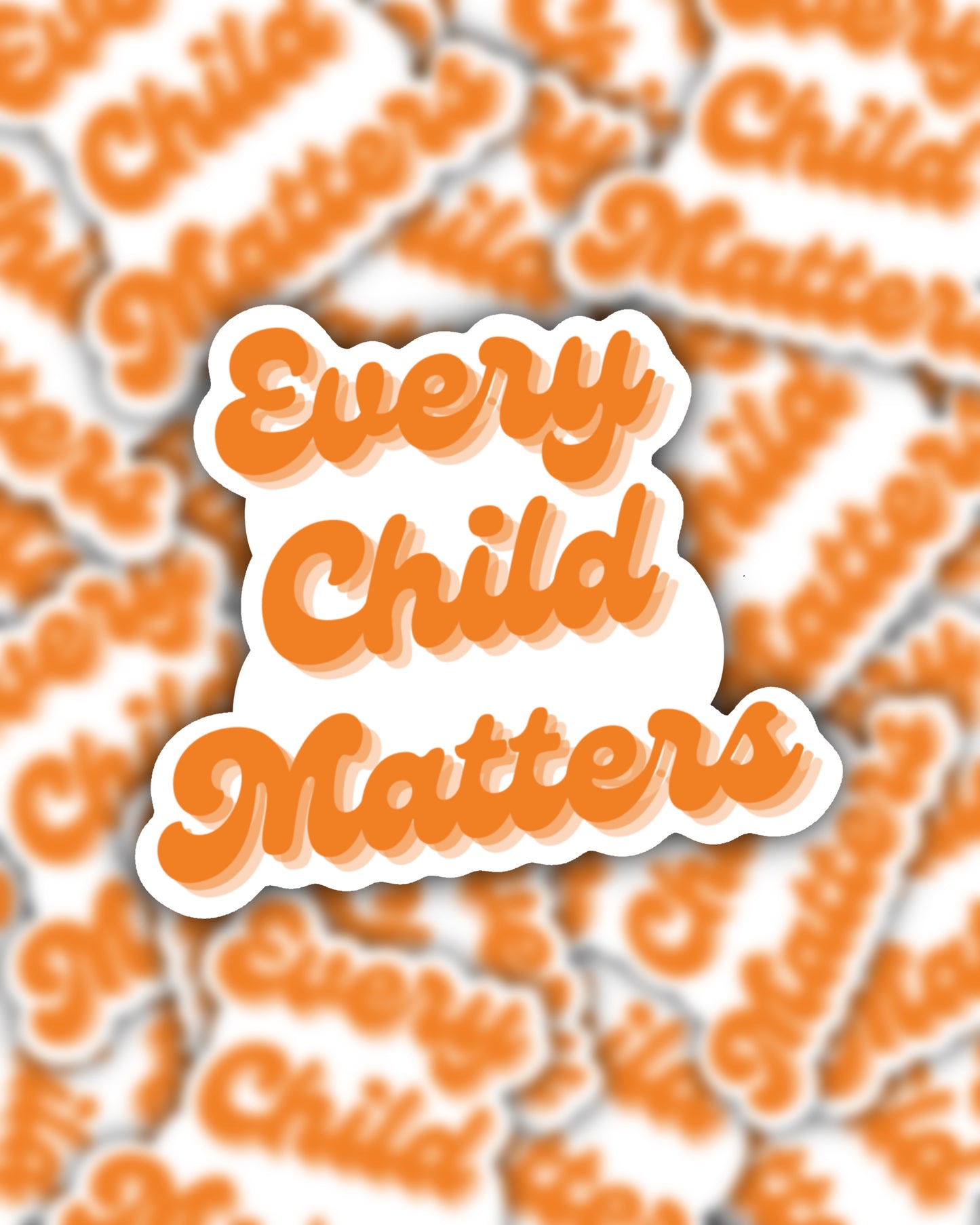 Every Child Matters Text Sticker