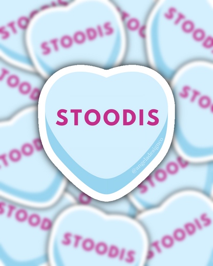 Stoodis Conversation Heart Sticker