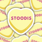 Stoodis Conversation Heart Sticker